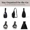 imageBaggallini Central Park Sling  12x7 Sling Crossbody Bag with Convertible Adjustable Shoulder StrapBlack