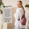 imageBaggallini Central Park Sling  12x7 Sling Crossbody Bag with Convertible Adjustable Shoulder StrapMauve Twill