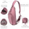 imageBaggallini Central Park Sling  12x7 Sling Crossbody Bag with Convertible Adjustable Shoulder StrapMauve Twill
