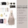 imageBaggallini Central Park Sling  12x7 Sling Crossbody Bag with Convertible Adjustable Shoulder StrapMoonrock Puff