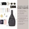 imageBaggallini Central Park Sling  12x7 Sling Crossbody Bag with Convertible Adjustable Shoulder StrapSmoke