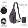 imageBaggallini Central Park Sling  12x7 Sling Crossbody Bag with Convertible Adjustable Shoulder StrapSmoke