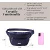 imageBaggallini Essential Belt Bag9x6 Crossbody Fanny Waist Pack WRFID ampamp Adjustable StrapCADET NAVY