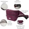 imageBaggallini Essential Belt Bag9x6 Crossbody Fanny Waist Pack WRFID ampamp Adjustable StrapMULBERRY