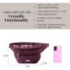 imageBaggallini Essential Belt Bag9x6 Crossbody Fanny Waist Pack WRFID ampamp Adjustable StrapMULBERRY
