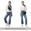 imageBaggallini Securtex AntiTheft Belt Fanny Pack for Women RFID Wallet Locking ZipperTravel Bag Crossbody PurseBlack