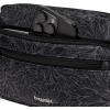 imageBaggallini Securtex AntiTheft Belt Fanny Pack for Women RFID Wallet Locking ZipperTravel Bag Crossbody PurseMidnight Blossom