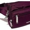 imageBaggallini Securtex AntiTheft Belt Fanny Pack for Women RFID Wallet Locking ZipperTravel Bag Crossbody PurseMulberry