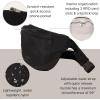 imageBaggallini Style Swift Belt Bag Sling Bag  Lightweight 12quotx7quot Crossbody Bag Fanny Pack Belt wRFID and Adjustable StrapBLite Black