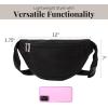imageBaggallini Style Swift Belt Bag Sling Bag  Lightweight 12quotx7quot Crossbody Bag Fanny Pack Belt wRFID and Adjustable StrapBLite Black