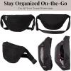 imageBaggallini Style Swift Belt Bag Sling Bag  Lightweight 12quotx7quot Crossbody Bag Fanny Pack Belt wRFID and Adjustable StrapBLite Black