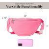 imageBaggallini Style Swift Belt Bag Sling Bag  Lightweight 12quotx7quot Crossbody Bag Fanny Pack Belt wRFID and Adjustable StrapBLite Bloom Pink
