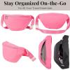 imageBaggallini Style Swift Belt Bag Sling Bag  Lightweight 12quotx7quot Crossbody Bag Fanny Pack Belt wRFID and Adjustable StrapBLite Bloom Pink