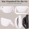 imageBaggallini Style Swift Belt Bag Sling Bag  Lightweight 12quotx7quot Crossbody Bag Fanny Pack Belt wRFID and Adjustable StrapBLite Bright White
