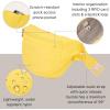 imageBaggallini Style Swift Belt Bag Sling Bag  Lightweight 12quotx7quot Crossbody Bag Fanny Pack Belt wRFID and Adjustable StrapBLite Lemon