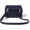 imageBaggallini Triple Zip with RFID Front Wallet  8x6 Crossbody Bag for Women Convertible Fanny Pack Belt Bag WaterResistantFrench Navy