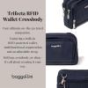 imageBaggallini Triple Zip with RFID Front Wallet  8x6 Crossbody Bag for Women Convertible Fanny Pack Belt Bag WaterResistantFrench Navy