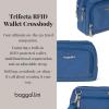 imageBaggallini Triple Zip with RFID Front Wallet  8x6 Crossbody Bag for Women Convertible Fanny Pack Belt Bag WaterResistantLapis