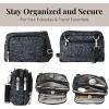 imageBaggallini Triple Zip with RFID Front Wallet  8x6 Crossbody Bag for Women Convertible Fanny Pack Belt Bag WaterResistantMidnight Blossom