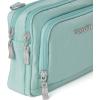 imageBaggallini Triple Zip with RFID Front Wallet  8x6 Crossbody Bag for Women Convertible Fanny Pack Belt Bag WaterResistantSea Glass