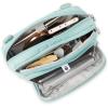 imageBaggallini Triple Zip with RFID Front Wallet  8x6 Crossbody Bag for Women Convertible Fanny Pack Belt Bag WaterResistantSea Glass