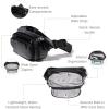 imageBaggallini Womens On The Go Belt Bag Waist PackBlack Gloss Ripstop