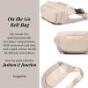 imageBaggallini Womens On The Go Belt Bag Waist PackChalk Gloss Ripstop