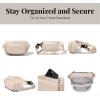 imageBaggallini Womens On The Go Belt Bag Waist PackChalk Gloss Ripstop