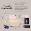 imageBaggallini Womens On The Go Belt Bag Waist PackChalk Gloss Ripstop