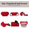 imageBaggallini Womens On The Go Belt Bag Waist PackCrimson Red