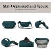 imageBaggallini Womens On The Go Belt Bag Waist PackEmerald Twill