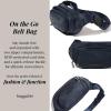 imageBaggallini Womens On The Go Belt Bag Waist PackFrench Navy Twill