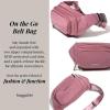 imageBaggallini Womens On The Go Belt Bag Waist PackMauve Twill