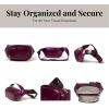 imageBaggallini Womens On The Go Belt Bag Waist PackMulberry Gloss Ripstop