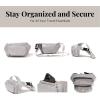 imageBaggallini Womens On The Go Belt Bag Waist PackSleet Gloss Ripstop