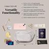 imageBaggallini Womens On The Go Belt Bag Waist PackSleet Gloss Ripstop