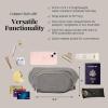 imageBaggallini Womens On The Go Belt Bag Waist PackSteel Grey Twill