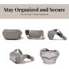 imageBaggallini Womens On The Go Belt Bag Waist PackSteel Grey Twill