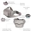 imageBaggallini Womens On The Go Belt Bag Waist PackSteel Grey Twill