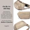 imageBaggallini Womens On The Go Belt Bag Waist PackTaupe Twill