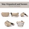 imageBaggallini Womens On The Go Belt Bag Waist PackTaupe Twill