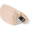 imageModern Belt Bag SlingWinter White Faux Sherpa