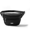 imageBaggallini Essential Belt Bag9x6 Crossbody Fanny Waist Pack WRFID ampamp Adjustable StrapBLACK