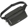 imageBaggallini Securtex AntiTheft Belt Fanny Pack for Women RFID Wallet Locking ZipperTravel Bag Crossbody PurseCharcoal