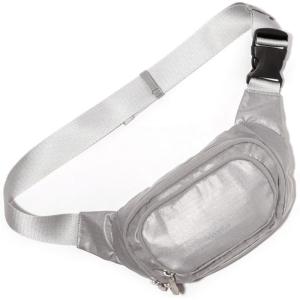 imageBaggallini Womens On The Go Belt Bag Waist PackSleet Gloss Ripstop