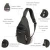 imageBaggallini AntiTheft Daytripper Sling 7x12 Crossbody Travel Safe Bag WSecurtex Locking Zippers SlashResistant ampamp RFIDCharcoal