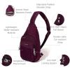 imageBaggallini AntiTheft Daytripper Sling 7x12 Crossbody Travel Safe Bag WSecurtex Locking Zippers SlashResistant ampamp RFIDMulberry
