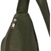imageBaggallini AntiTheft Daytripper Sling 7x12 Crossbody Travel Safe Bag WSecurtex Locking Zippers SlashResistant ampamp RFIDThyme