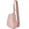 imageBaggallini Double Zip Mini SlingBlush Shimmer