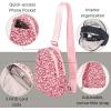 imageBaggallini Double Zip Mini SlingHeart Print